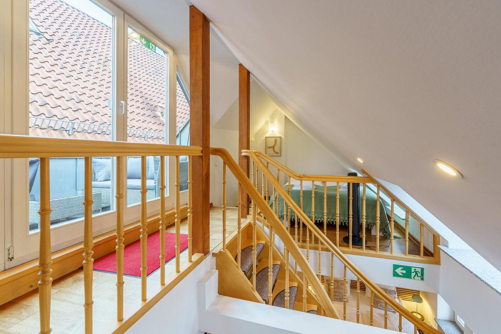 Maisonette Am Holstentor Mit Dachterrasse Und Heimkino Lübeck Extérieur photo