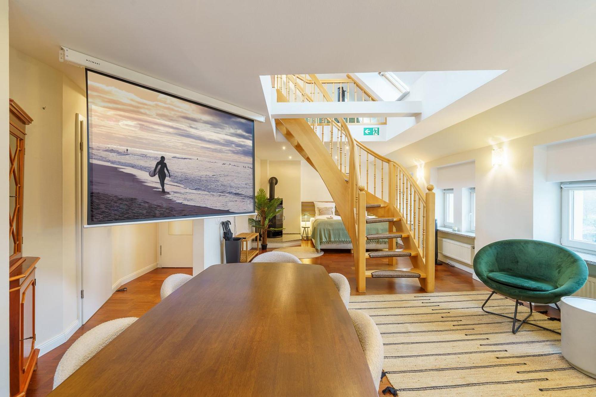 Maisonette Am Holstentor Mit Dachterrasse Und Heimkino Lübeck Extérieur photo