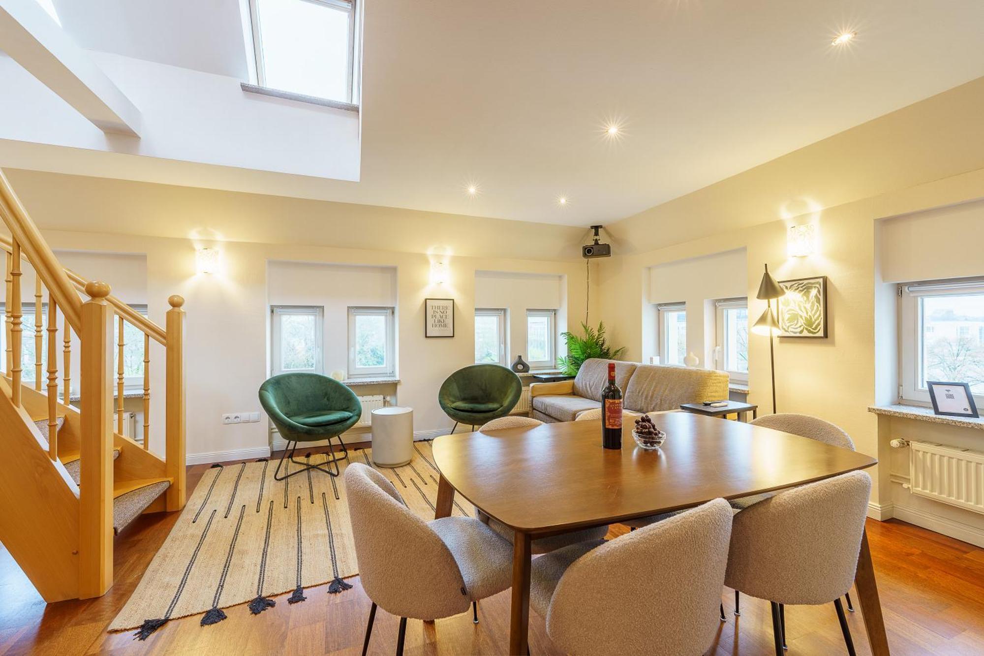 Maisonette Am Holstentor Mit Dachterrasse Und Heimkino Lübeck Extérieur photo